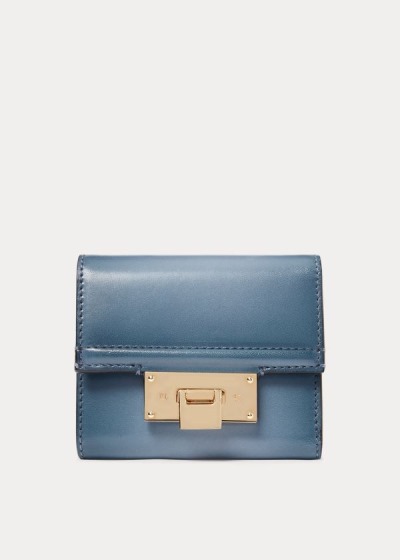 Carteras Ralph Lauren Mujer Azules - Petite Hinge-Lock - IQMXJ8340